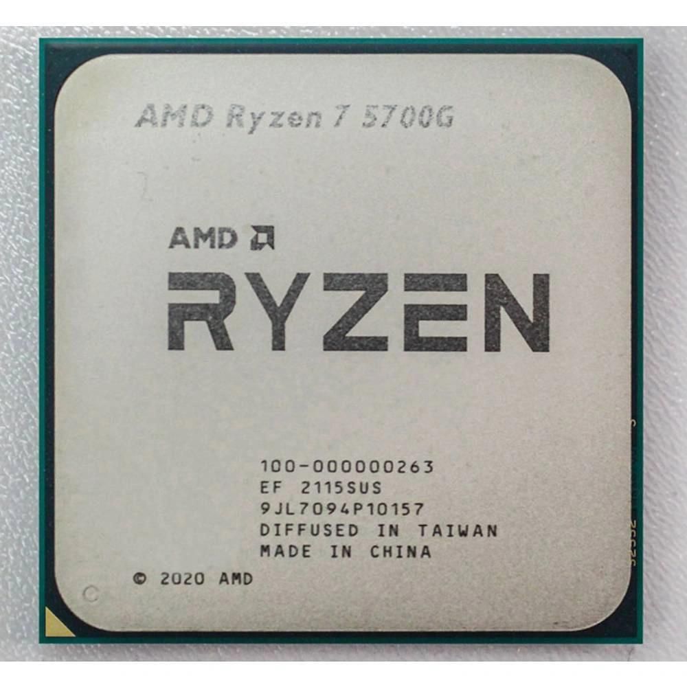AMD Ryzen 7 5700G - 3.8GHz, 8 Cores, 16 Threads, 7nm, AM4 Socket, 65W