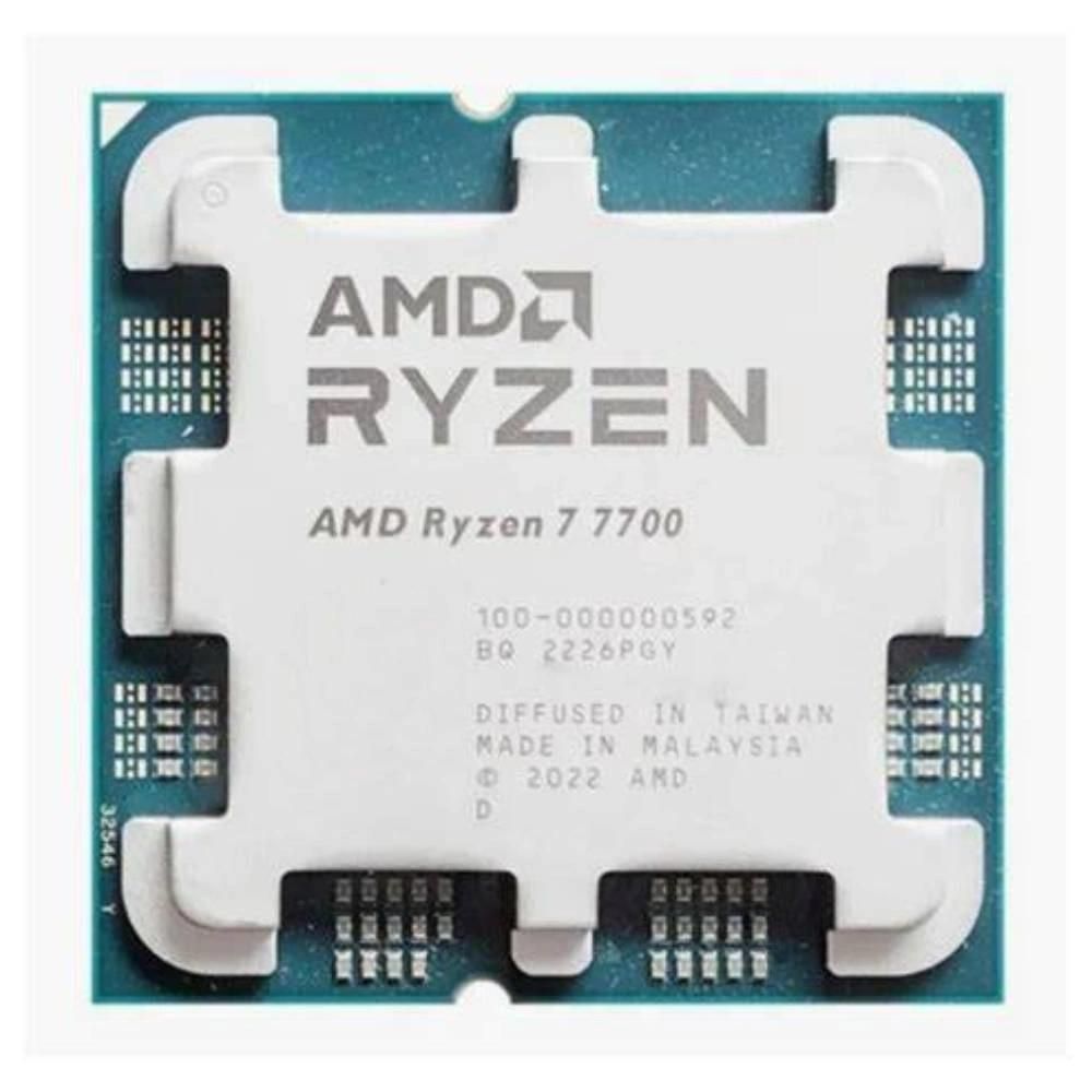 AMD Ryzen 7 7700, 3,8 GHz, 8 núcleos, 16 hilos, 5 nm, conector AM5, 65 W