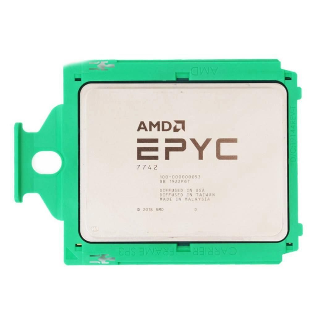 AMD EPYC 7742 Processor, 2.25GHz, 64 Cores, 128 Threads, 7nm, SP3, 225W