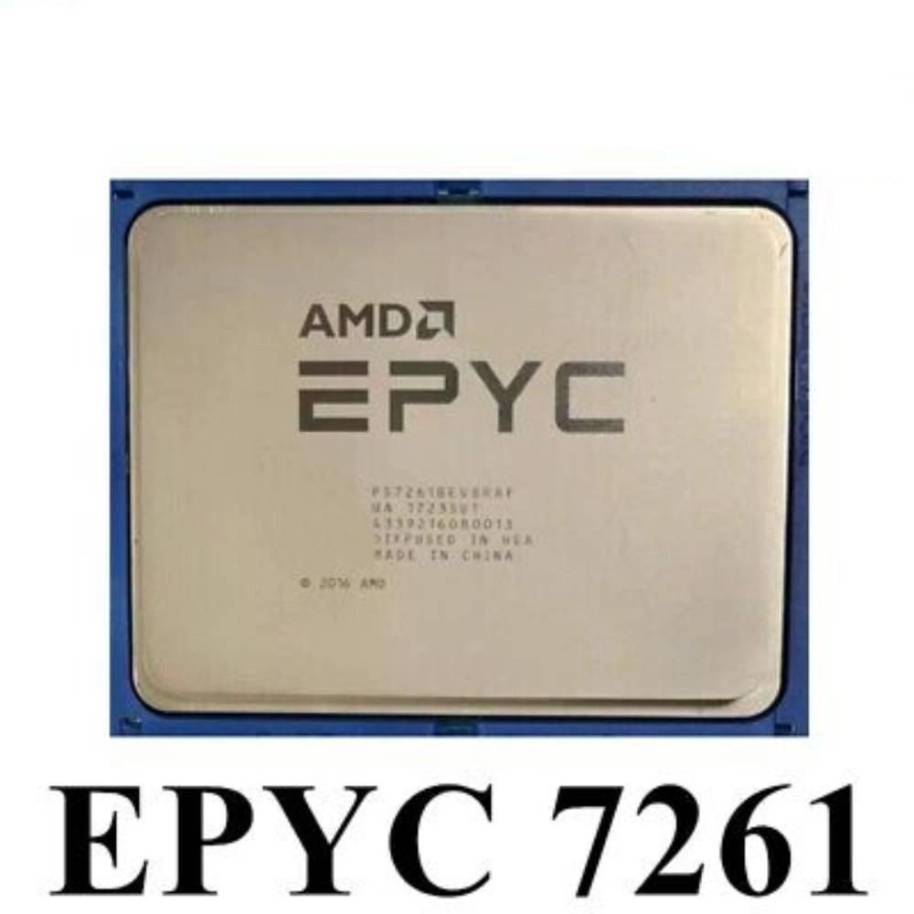 AMD EPYC 7261 Processor, 2.5GHz, 8 Cores, 16 Threads, 14nm, SP3, 175W