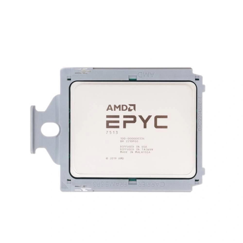AMD EPYC 7513 Processor, 2.6GHz, 32 Cores, 64 Threads, 7nm, SP3, 200W