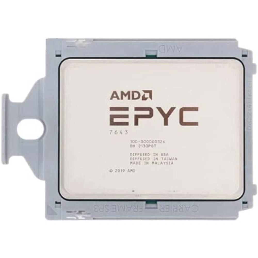 Procesador AMD EPYC 7643, 2,3 GHz, 48 núcleos, 96 hilos, 7 nm, SP3, 225 W