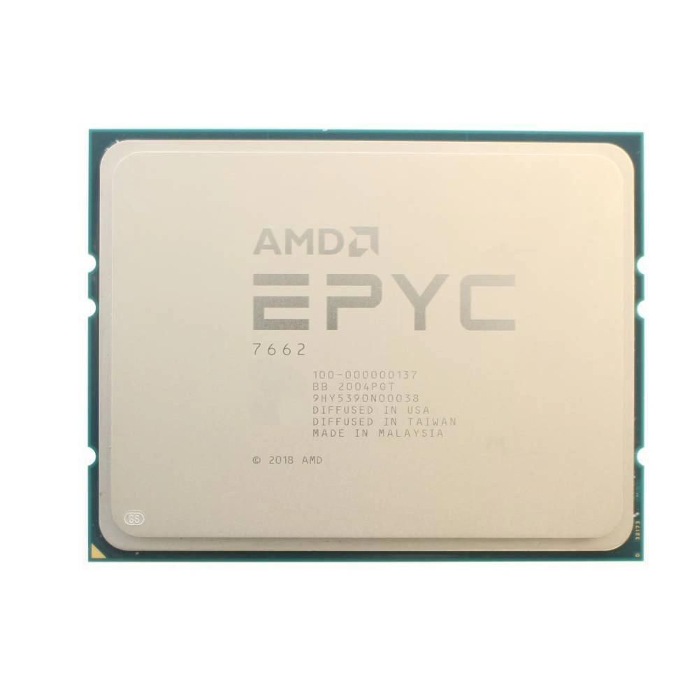 AMD EPYC 7662 Processor, 2GHz, 64 Cores, 128 Threads, 7nm, SP3, 225W