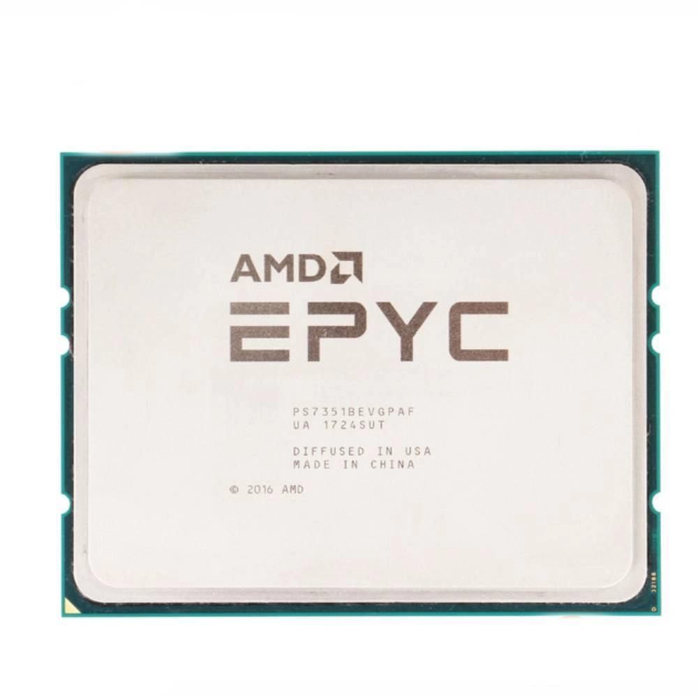 AMD EPYC 7351 Processor, 2.4GHz, 16 Cores, 32 Threads, 14nm, SP3, 170W