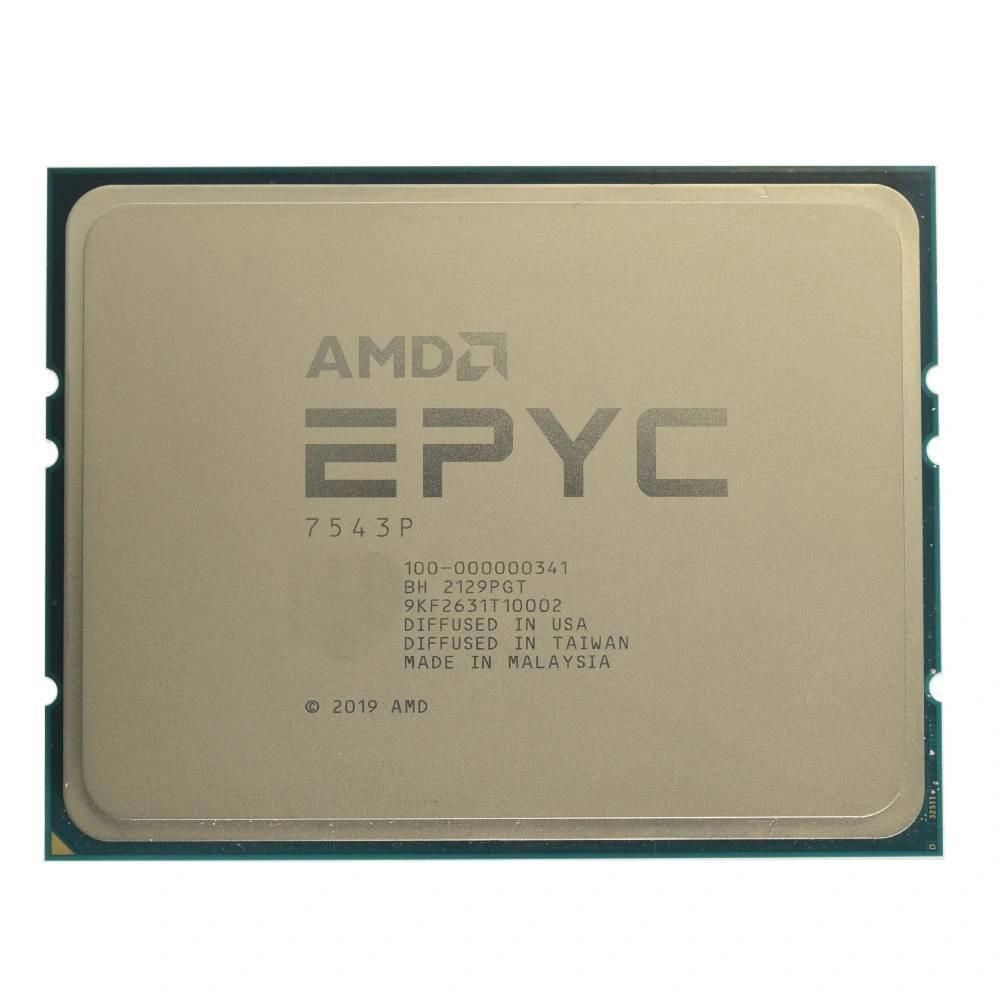 AMD EPYC 7543P Processor, 2.8GHz, 32 Cores, 64 Threads, 7nm, SP3, 225W