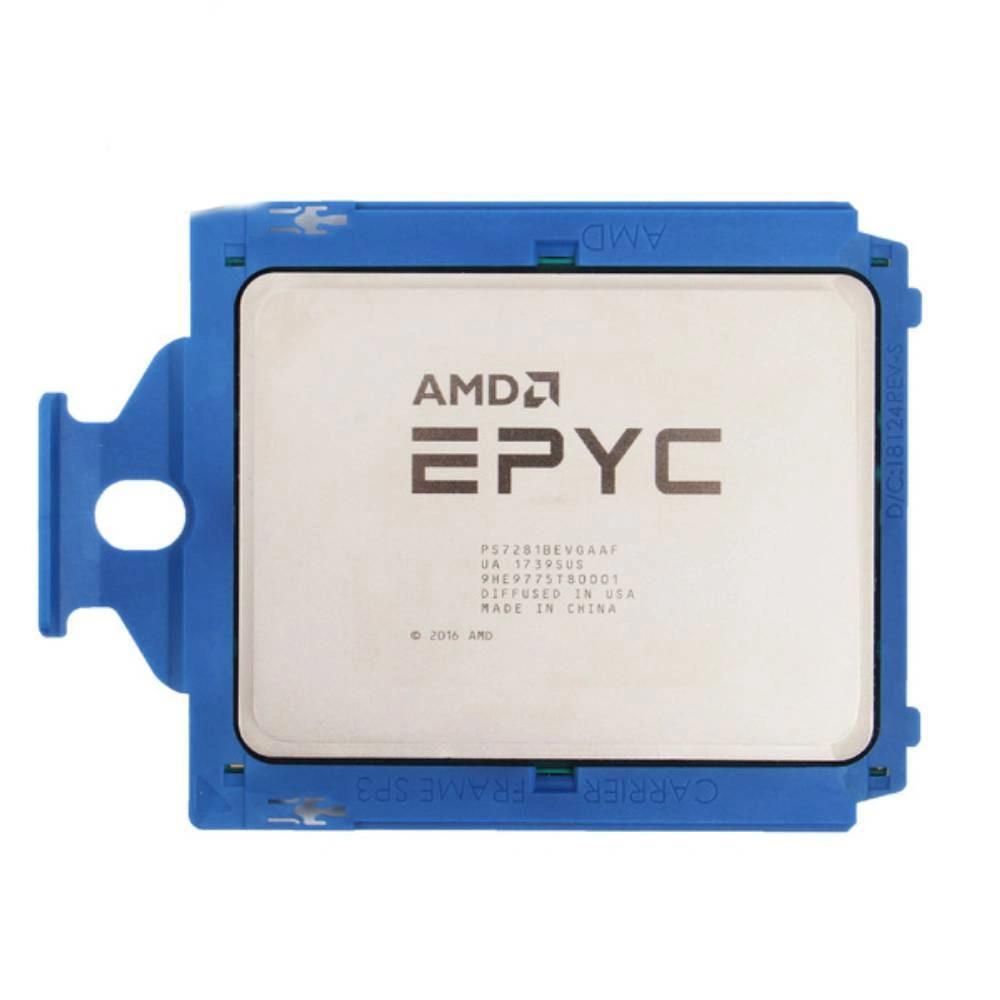 AMD EPYC 7281 Processor, 2.1GHz, 16 Cores, 32 Threads, 14nm, SP3, 170W