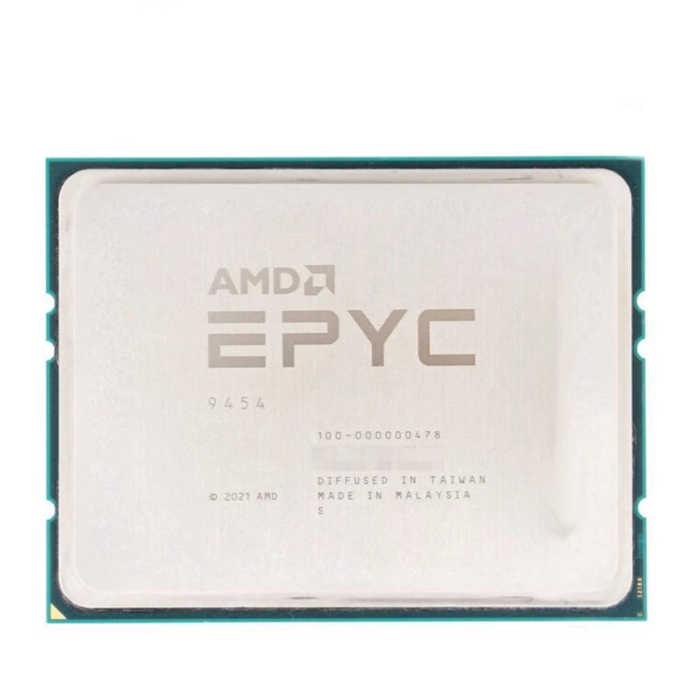 AMD EPYC 9454 Processor, 2.75GHz, 48 Cores, 96 Threads, 5nm, SP5, 240-300W
