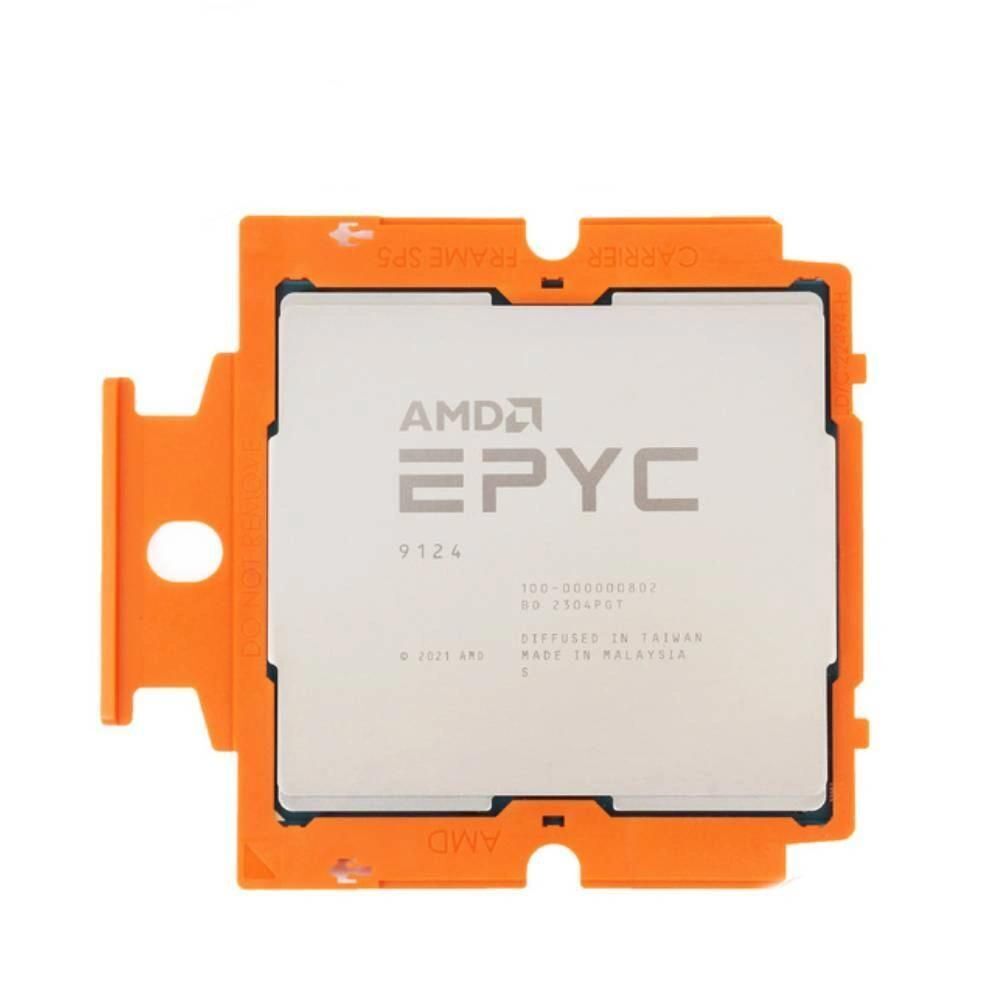 AMD EPYC 9124 Processor, 3GHz, 16 Cores, 32 Threads, 5nm, SP5, 200-240W