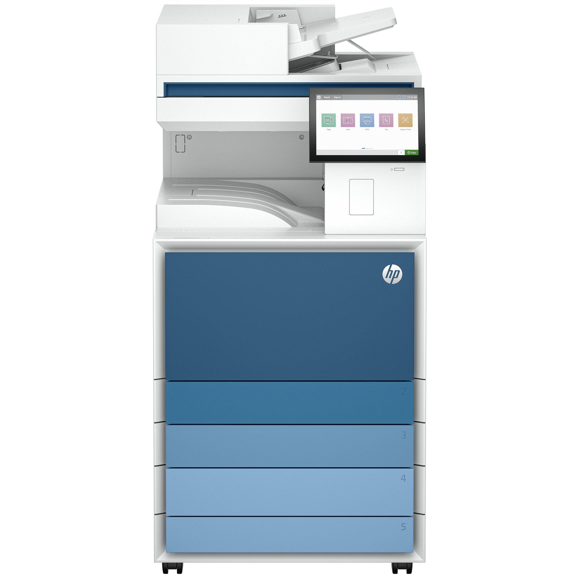 HP LaserJet Enterprise MFP 8601DN Printer - Multilingual, A3 Laser, 1200 x 1200 DPI, 70 ppm, Wi-Fi