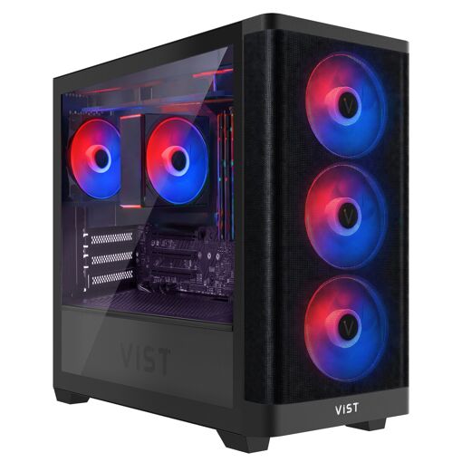 Ordinateur de jeu VIST - Ryzen 7 PRO 4750G, 32 Go de RAM, 1 To SSD, Wi-Fi 6, Windows 11 Pro