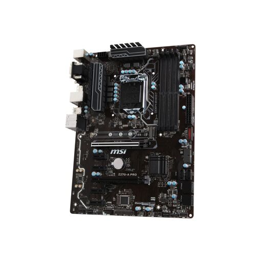 MSI Z270-A PRO - Placa base ATX - Conector LGA1151 - Chipset Z270 - USB 3.1 Gen 1 - LAN Gigabit - Gráficos integrados (requiere CPU) - Audio HD 8 canales