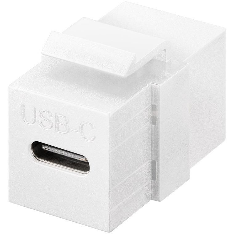 Goobay USB-C Connector, USB 3.2 Gen 2 (10 Gbit/s), White