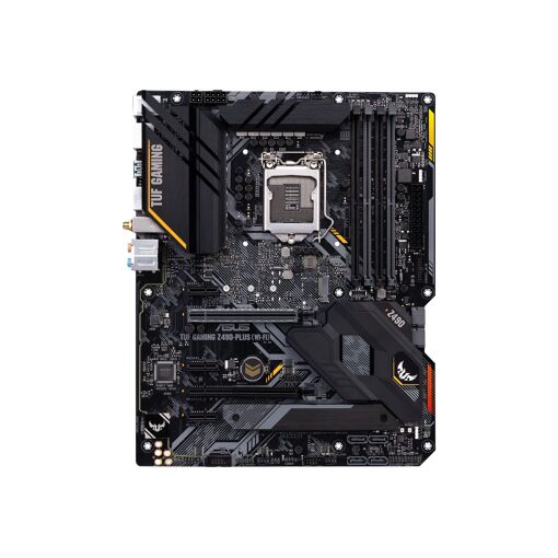 ASUS TUF Gaming Z490-PLUS (Wi-Fi) - Placa base - ATX - Socket LGA1200 - Chipset Z490 - USB-C Gen2, USB 3.2 Gen 1, USB 3.2 Gen 2 - LAN Gigabit, Wi-Fi 6, Bluetooth - Gráficos integrados (requiere CPU) - Audio HD 8 canales