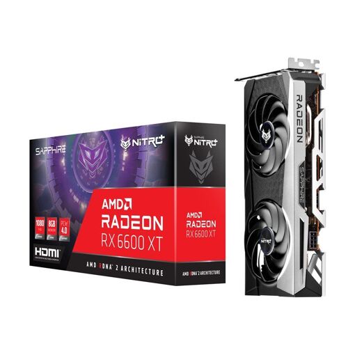 Carte graphique Sapphire NITRO+ Radeon RX 6600 XT - 8 Go GDDR6 - PCIe 4.0 - 3 ports DisplayPort, HDMI