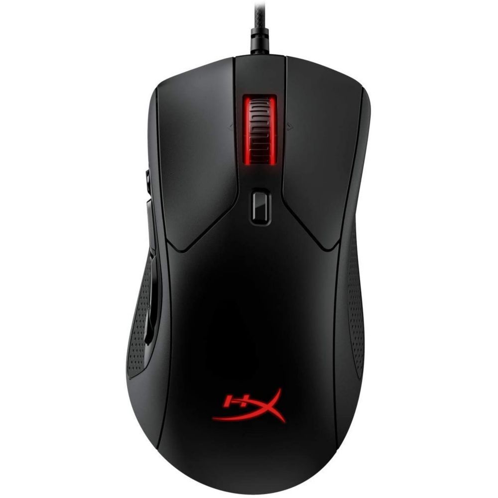 HyperX Pulsefire Raid Gaming Mouse - Ergonomic - 11 Buttons - Wired - USB 2.0 - Black - For HP Laptops