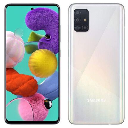Samsung Galaxy A71 - 6.7" Smartphone - 128GB, 6GB RAM, Dual SIM, 4G LTE - Silver