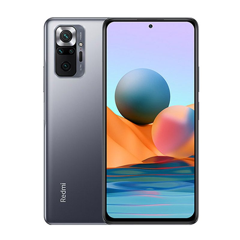 Xiaomi Redmi Note 10 Pro, Gris (Grey), 128 Go, 6 Go de RAM, Double SIM, Écran DotDisplay AMOLED de 6,67', Appareil photo 108 MP, Version mondiale