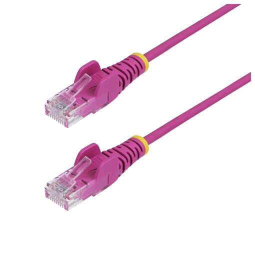 Cable Ethernet StarTech.com de 5 m, rosa y delgado, CAT6