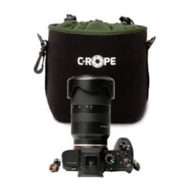 C-Rope Camera Bag, Black and Green