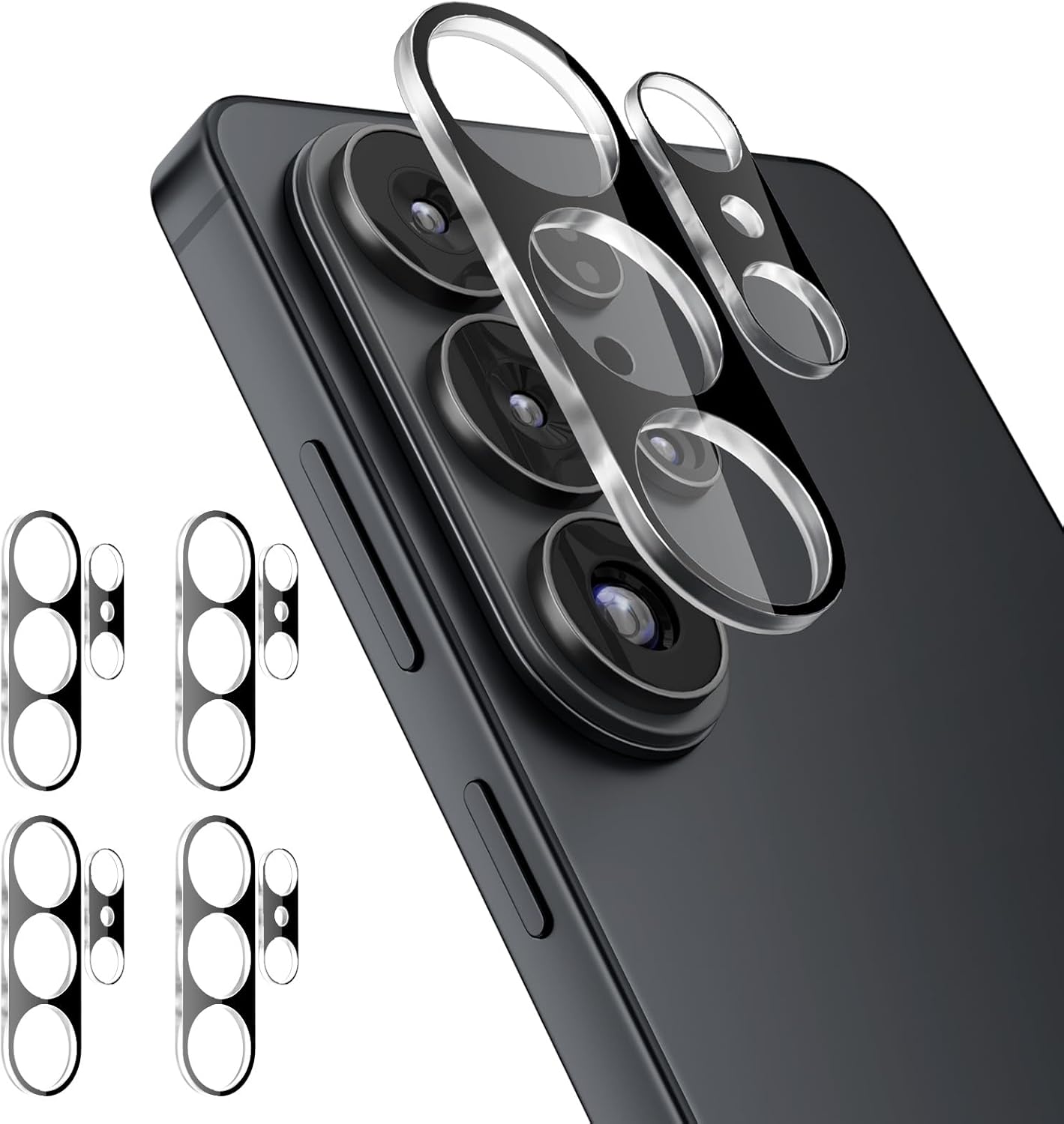 Kalanka - 4x Samsung Galaxy S26 Ultra 6.9-inch 5G Lens Protector (Black)