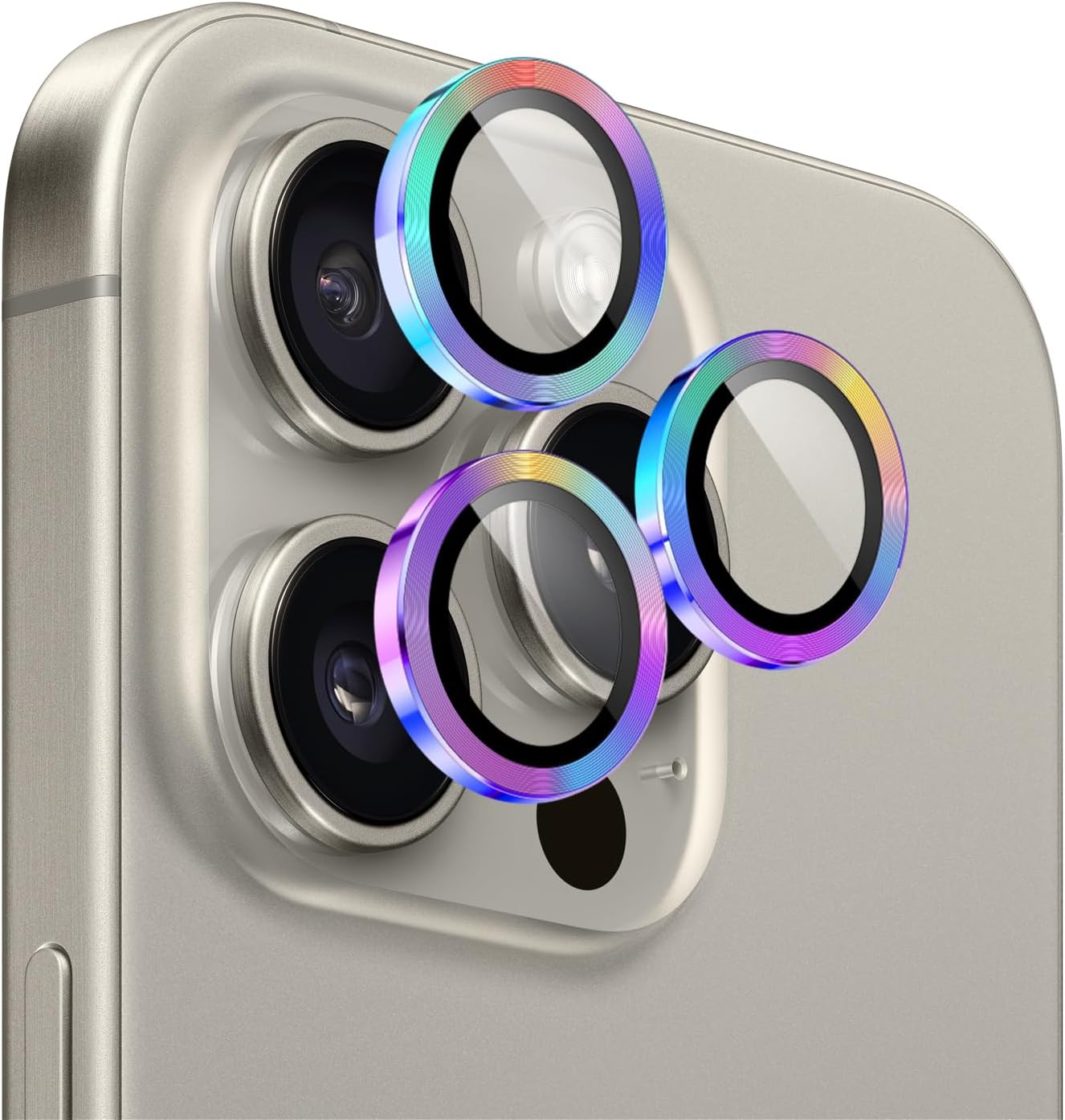 Kalanka Camera Lens Protector for iPhone 16 Pro/Max, 15 Pro/Max, 14 Pro/Max