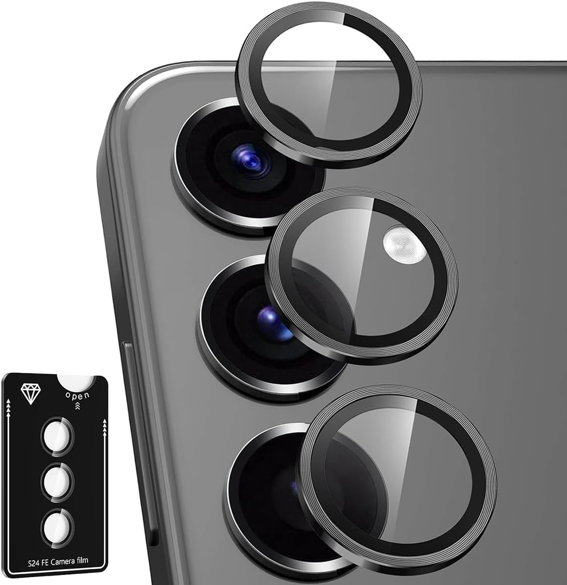 OLD JAMAICA GINGER BEER Camera Lens Protector for Samsung Galaxy A16/A16 5G, [Scratch-Resistant and Stable] Ultra-Thin 9H Tempered Glass, Camera Lens Protection with Aluminum Alloy, Easy Installation