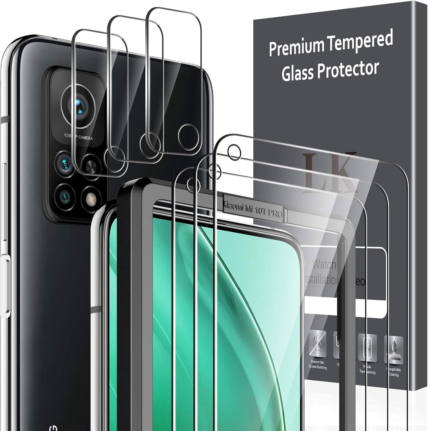 Old Jamaica Ginger Beer Screen Protector for Xiaomi Mi 10T 5G/Pro 5G (6-Piece Set)
