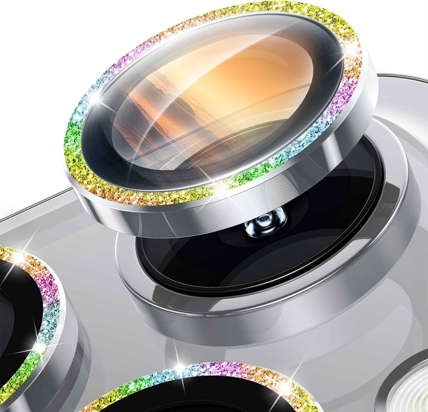 OLD JAMAICA GINGER BEER Camera Lens Protector for iPhone 15 Pro Max/iPhone 15 Pro, White Titanium