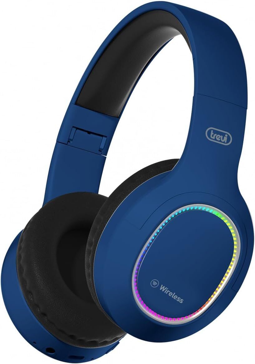 Trevi DJ Wireless Headphones 12E60 BT Blue