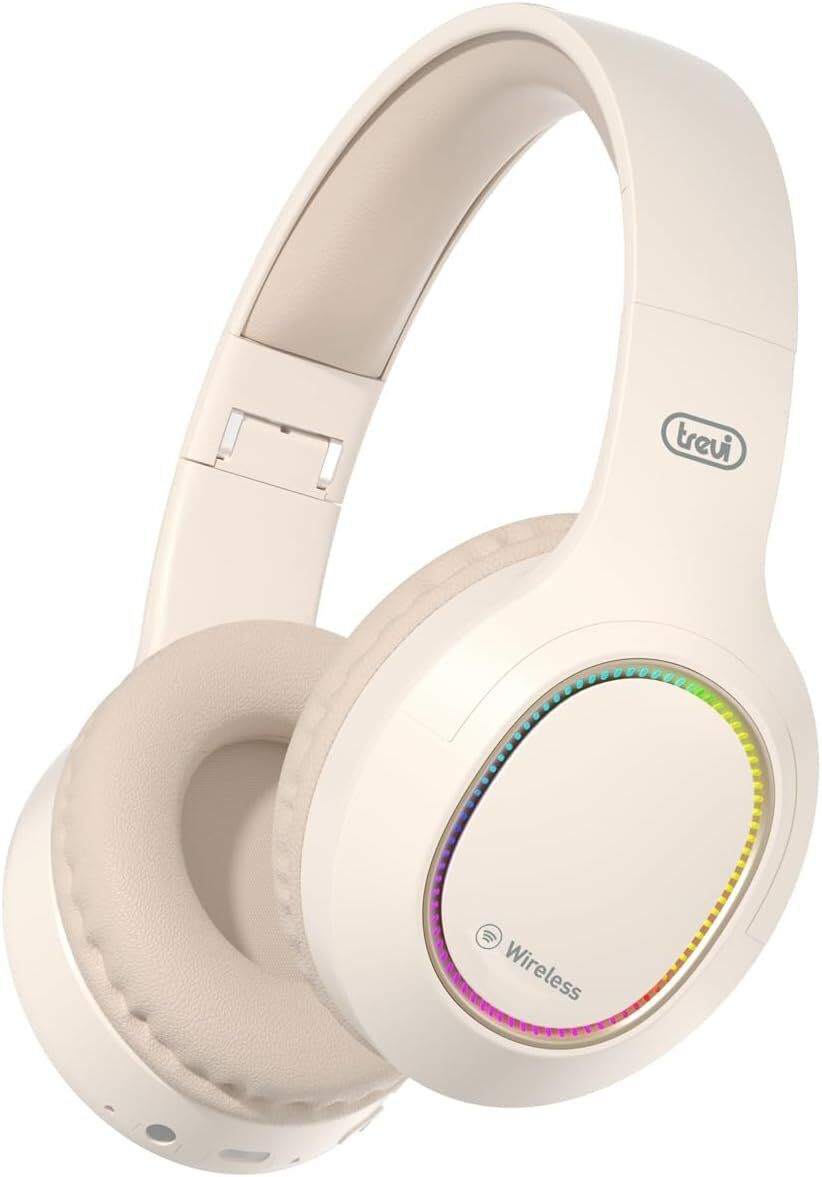 Trevi DJ 12E60 BT Wireless Headphones, Cream