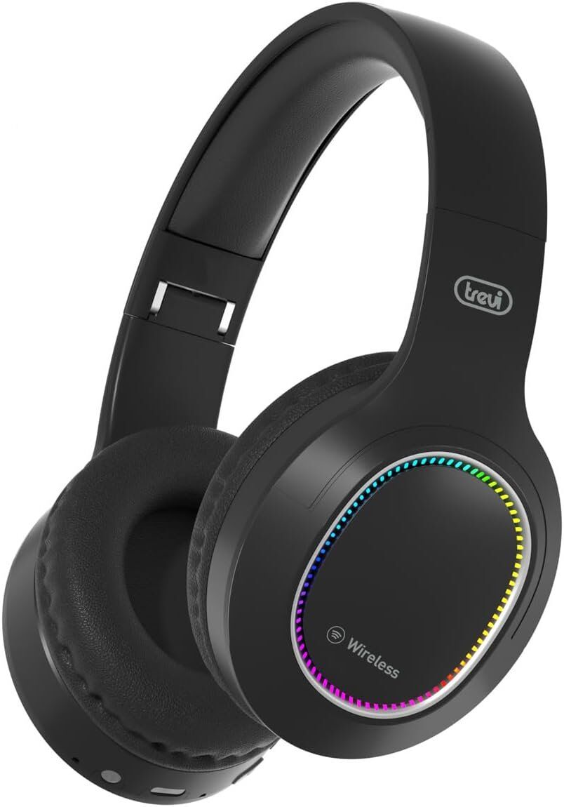 Trevi Wireless DJ Headphones 12E60 BT Black