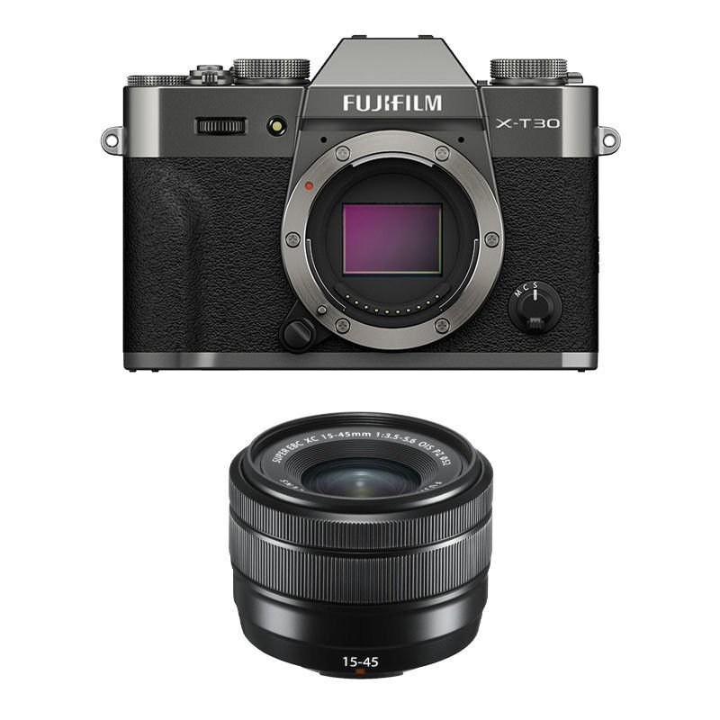 Fujifilm X-T30 III Anthracite + 15-45mm f/3.5-5.6 OIS Lens, 3-Year Warranty