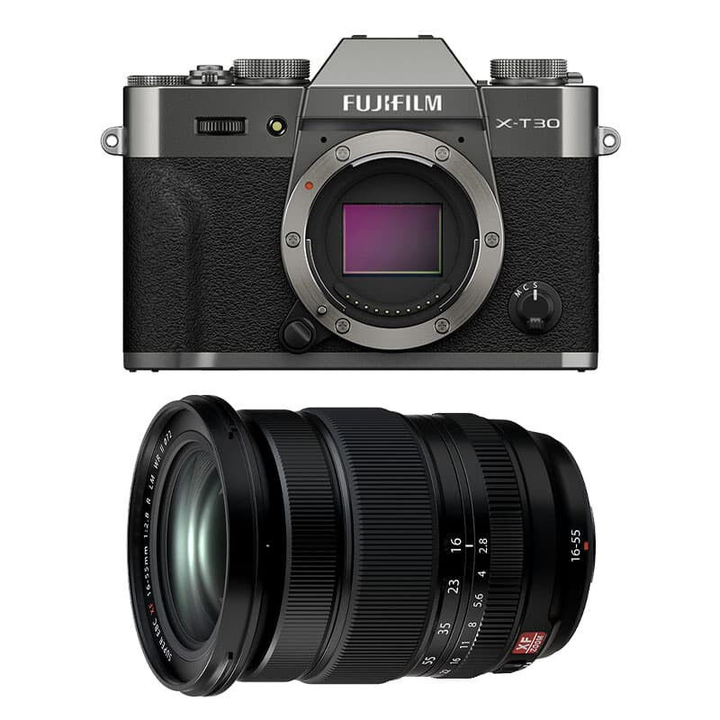 Fujifilm X-T30 III Anthracite + 16-55mm f/2.8 II LM WR II Lens, 3-Year Warranty