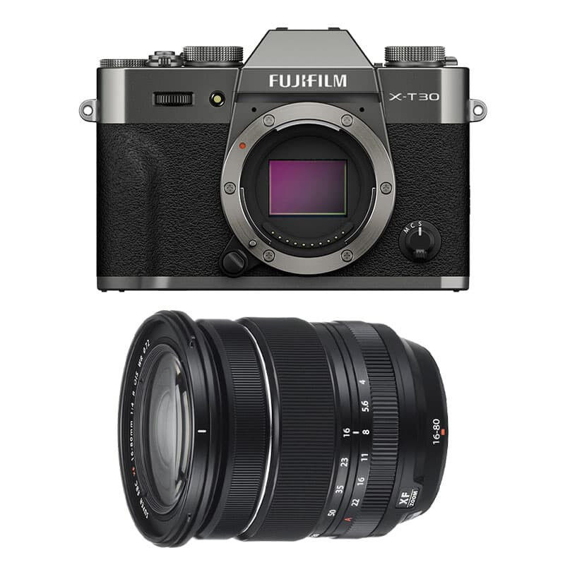 Fujifilm X-T30 III Anthracite + 16-80mm f/4 WR Black with 3-Year Warranty