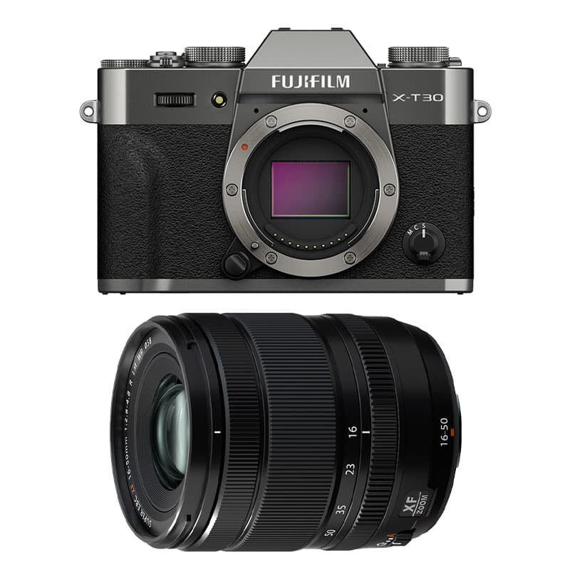 Fujifilm X-T30 III Anthracite + XF 16-50mm f/2.8-4.8 R LM WR Lens, 3-Year Warranty