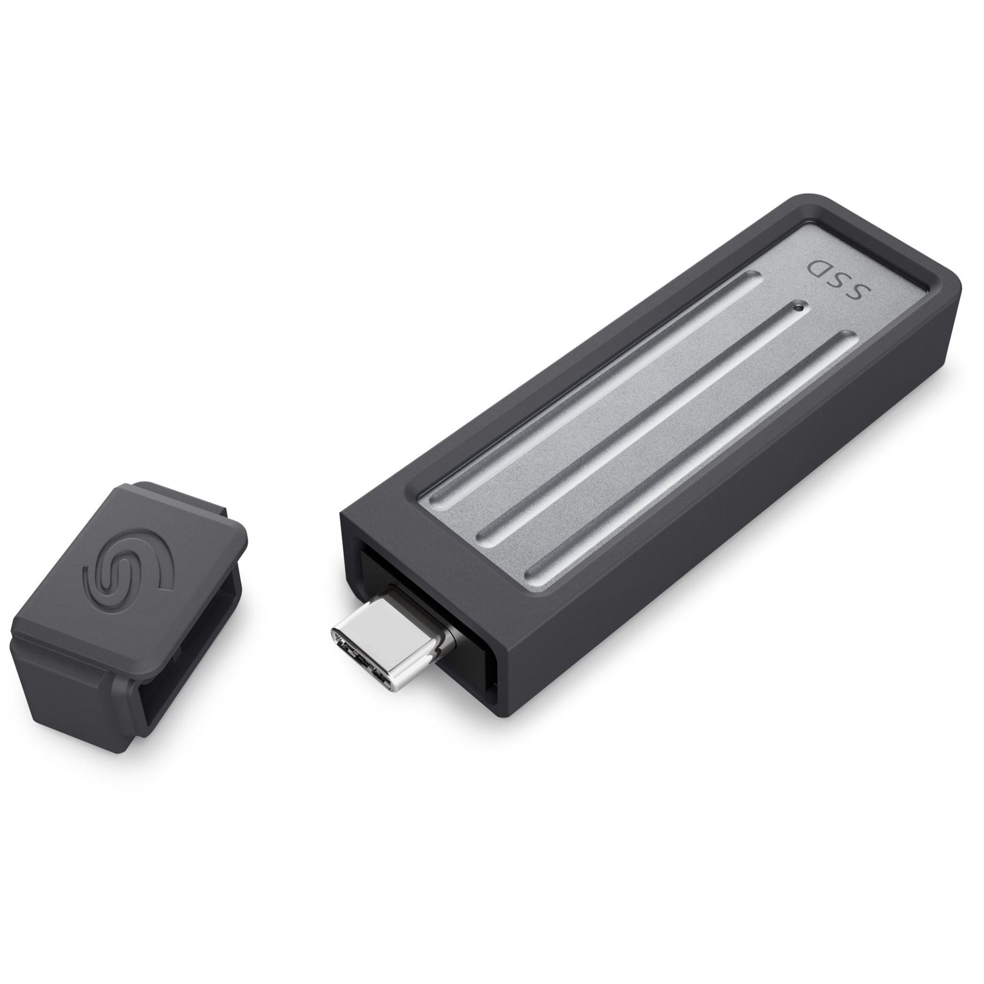 Seagate Thunderbolt 2 To USB Type-C SSD, 3.2 Gen 2 (3.1 Gen 2), Gray