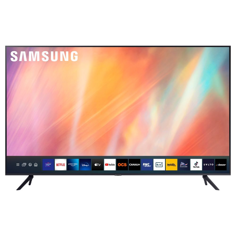 Samsung UE75AU7105K - 75" 7 Series LED TV - Smart TV - Tizen OS - 4K UHD (2160p) 3840 x 2160 - HDR - Titan Grey