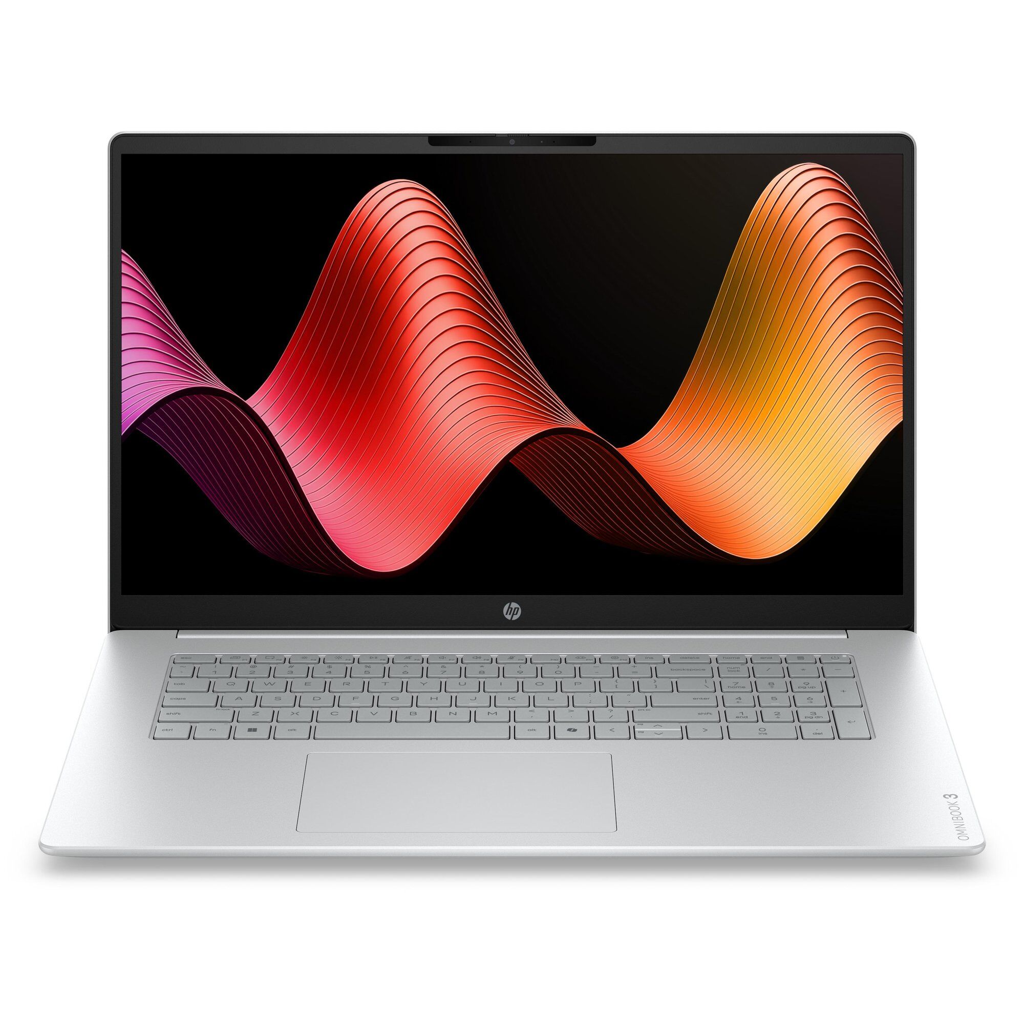 Ordinateur portable HP OmniBook 3 - AMD Ryzen 5, 17,3" Full HD, 8 Go de RAM DDR5, 512 Go SSD, Wi-Fi 6, Gris et Argent