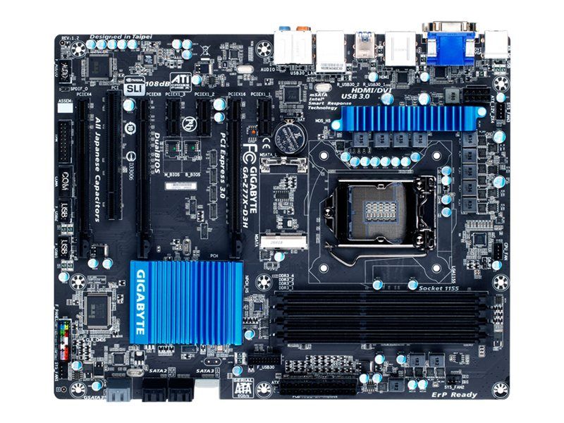 Gigabyte Z77X-D3H ATX Motherboard