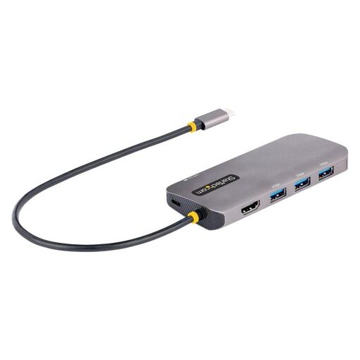Adaptateur multiport StarTech USB-C 4K avec HDMI, hub USB et livraison d'énergie