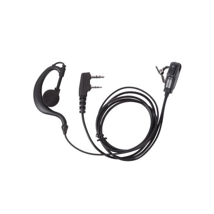 Perel Py29k Earphones with Clip for Kenwood Connection