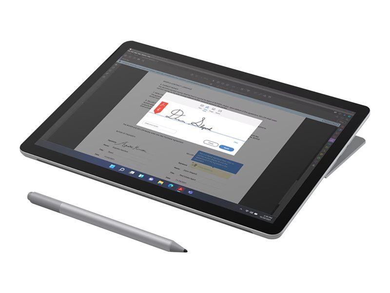 Microsoft Surface Go 4 Business - 10.5" N-series, 8GB RAM, 128GB SSD, Intel UHD Graphics, Silver