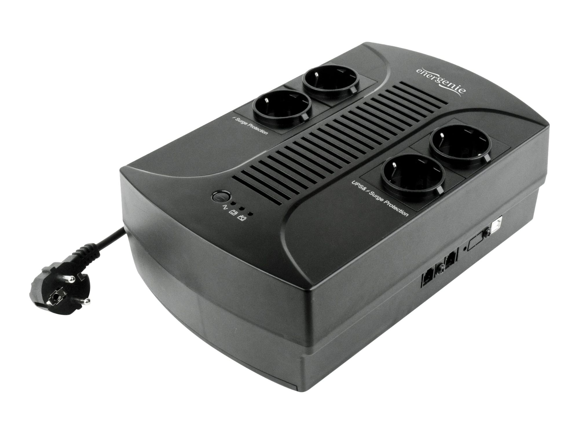 Gembird EnerGenie EG-UPS-002 - UPS - 220V - 510W - 850VA - 8Ah - USB - 4 Output Connectors