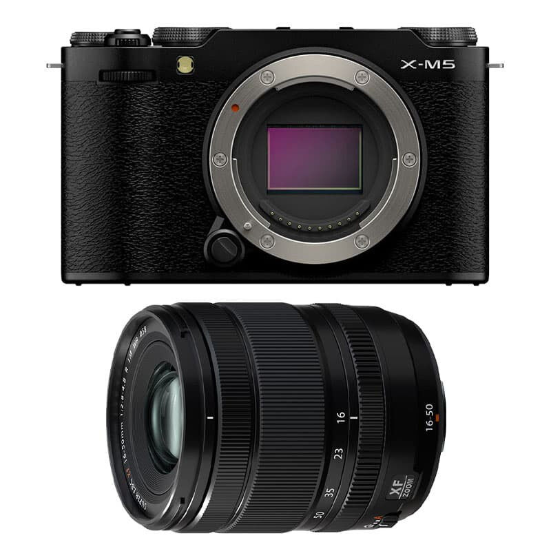 Fujifilm X-M5 Noir + Objectif Fujinon XF 16-50mm f/2.8-4.8 R LM WRL, Garantie 3 ans