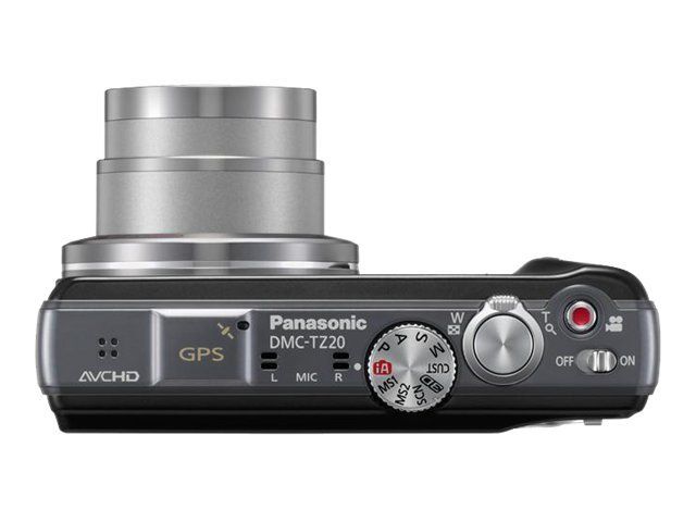 Panasonic Lumix DMC-TZ20 Digital Camera - Compact - 14.1 MP - 16x Optical Zoom - Leica - Black