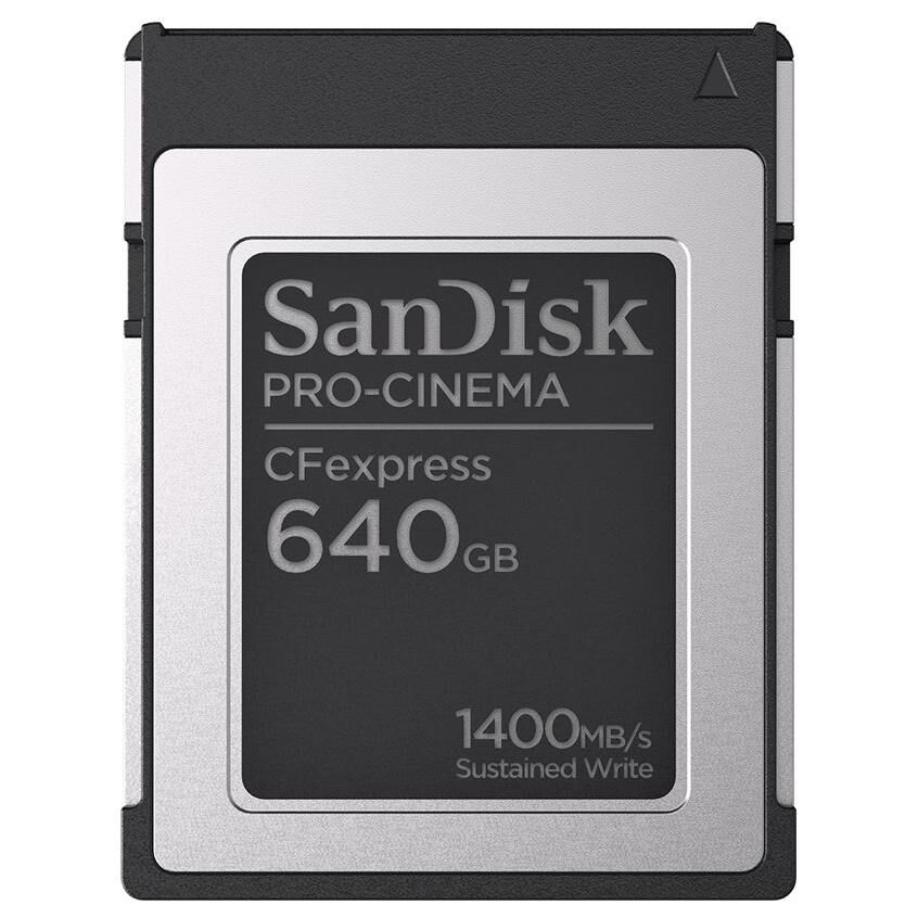 SanDisk PRO-CINEMA 640GB CFexpress Type B Memory Card