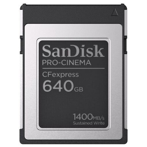 SanDisk PRO-CINEMA 640GB CFexpress Type B Memory Card