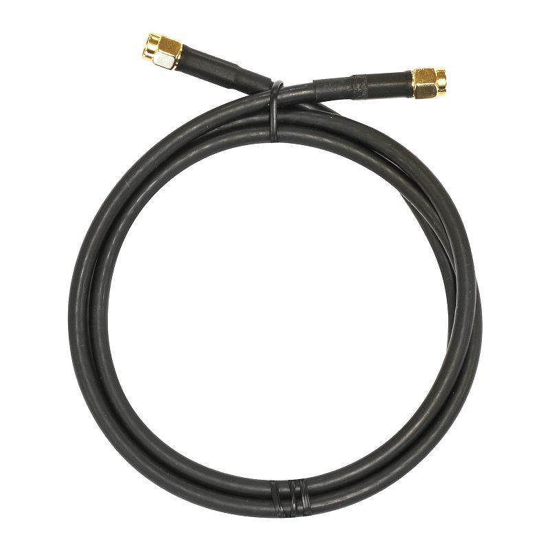 Cable Mikrotik SMA, 1 m, Negro