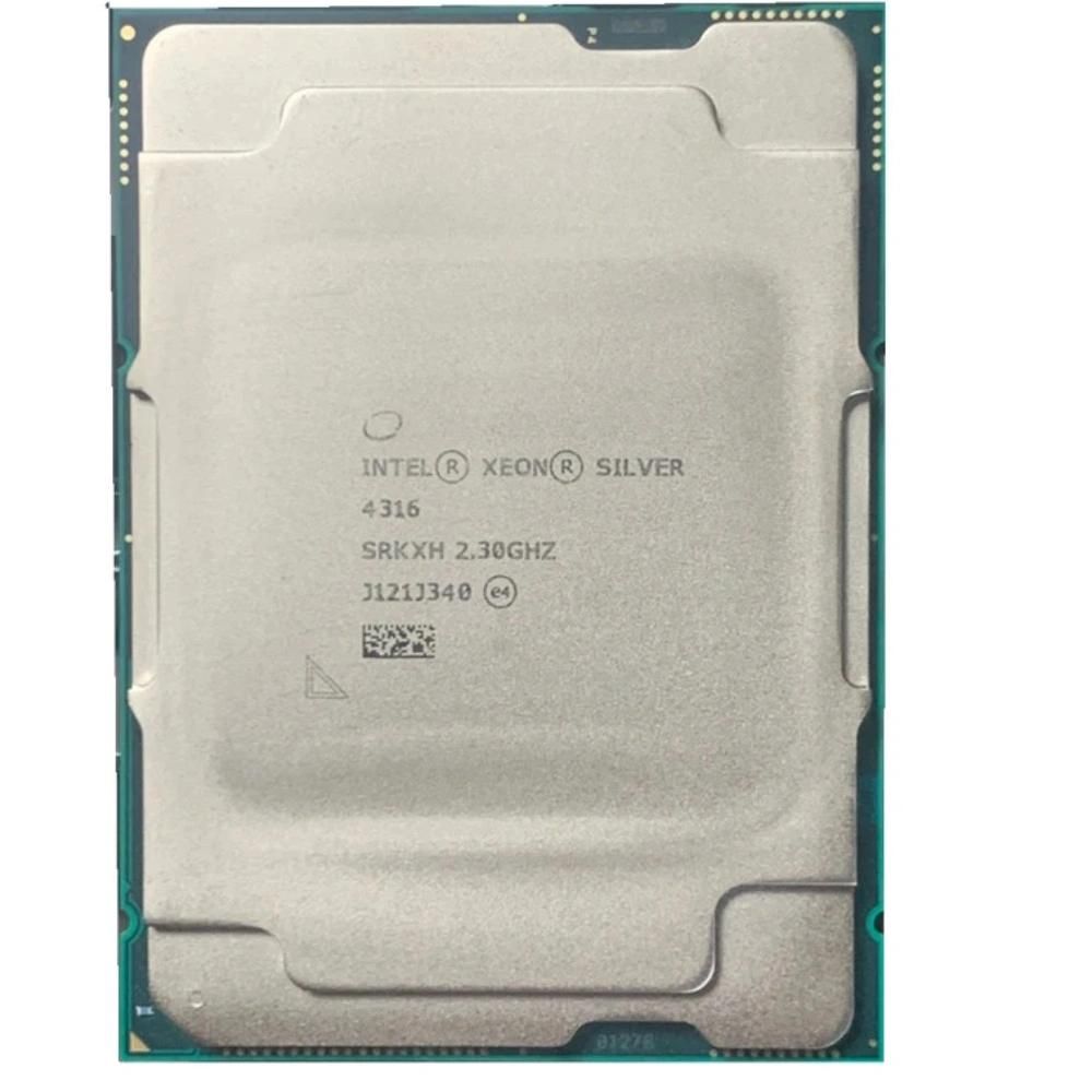 Intel Xeon Silver 4316 CPU, 2.3GHz, 20 Cores, 40 Threads, 10nm, LGA 4189, 150W