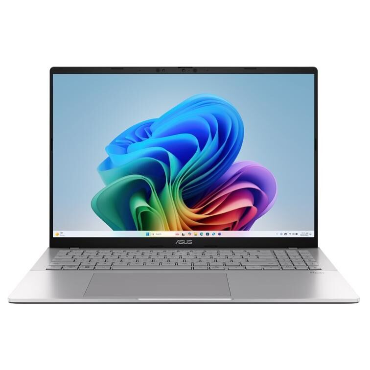 Asus Vivobook S16 - Ordinateur portable de 16 pouces avec Snapdragon X, 32 Go de RAM, 1 To SSD, argent